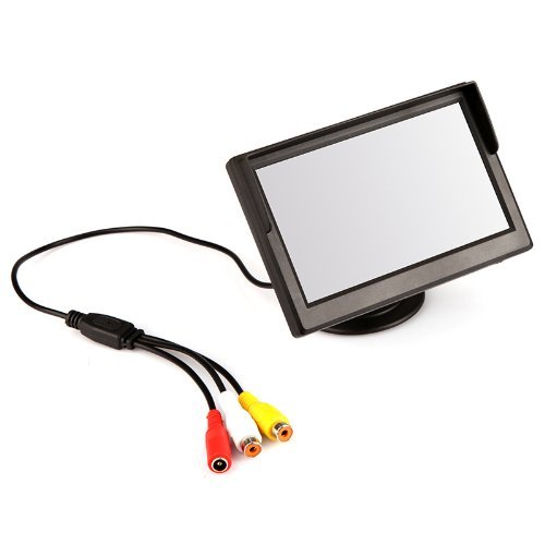 KKmoon BF-M500 5" Color Digital TFT LCD - Monitor del Coche Inversa para la Cámara Retrovisora DVD VCR