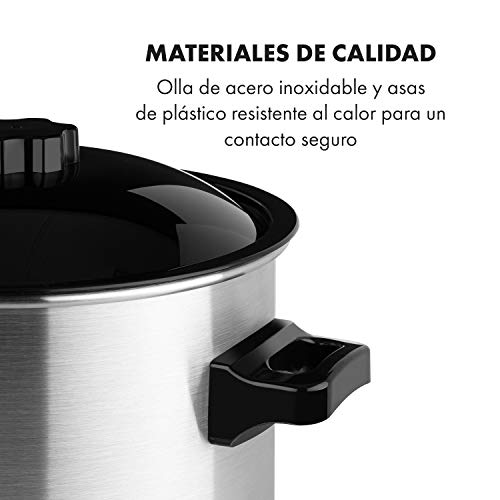 Klarstein Biggie Eco - Olla para mermeladas y dispensador de bebidas, 1000 W, 30-100 °C, 9 litros de volumen, grifo, luces de control, incluye rejilla