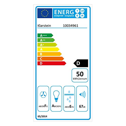 Klarstein Contempo Neo – extractor de humos bajo mueble, campana extractora, extracción, ventilación, 60 cm, 175 m³/h, SenseControl: control táctil integrado, acero inoxidable cepillado/blanco