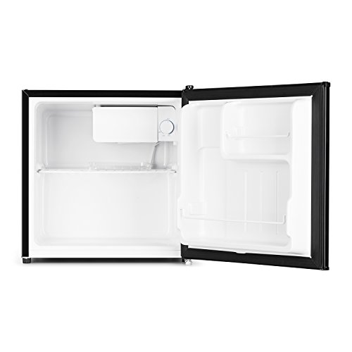 Klarstein KS50-A - Minibar, Mini Nevera, Nevera para Bebidas, A +, 40 L, 47 x 49,5 x 44,4 cm, Silenciosa, 1 Balda, Compartimento en Puerta, Mini congelador con Bandeja antigoteo, Negro