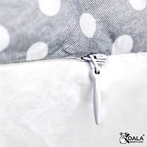 Koala Babycare® Almohada para Embarazadas para Dormir Cojin Lactancia –Soporte del Cuerpo de la Mama y del bebé – para Bebe Que Puede ser Utilizado como Cuna y Reductor de Cuna - KHUGS