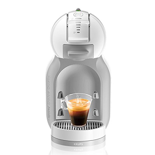 Krups Dolce Gusto Mini Me KP1201 - Cafetera de cápsulas, 15 bares de presión, color blanco y gris