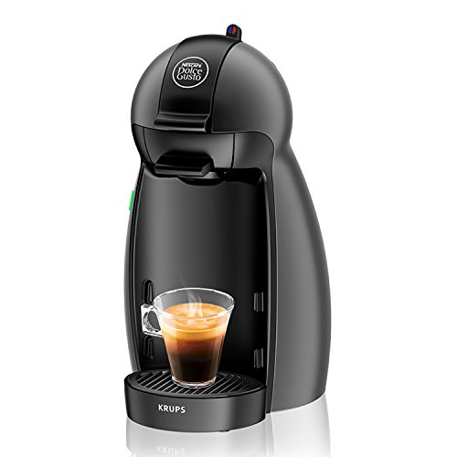 Krups KP100B Cafetera Dolce Gusto cápsulas, monodosis, 15 bares presión, cafés, cappuccino, multibebida, 1500 W, 0.6 litros, antracita