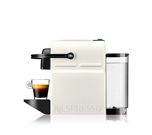 Krups Nespresso Inissia XN1001 - Cafetera monodosis de cápsulas Nespresso, 19 bares, apagado automático, color blanco