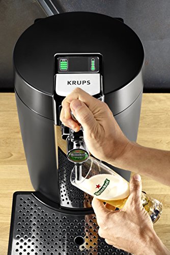 Krups VB7008 5L Dispensador de cerveza de barril - Tirador de cerveza (5,38 kg, 300 x 452 x 494 mm, 61 W, Poder)