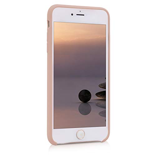 kwmobile Funda Compatible con Apple iPhone 6 Plus / 6S Plus - Carcasa de TPU para móvil - Cover Trasero en Rosa Palo