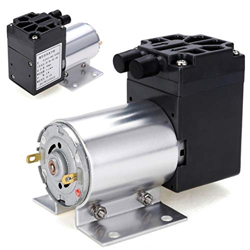 L-Yune,bolt 1pc Mini succión del vacío de la Bomba 12V 6W de Alta presión de succión de la Bomba de diafragma de presión Negativa de la Bomba de succión con el sostenedor 5L / min