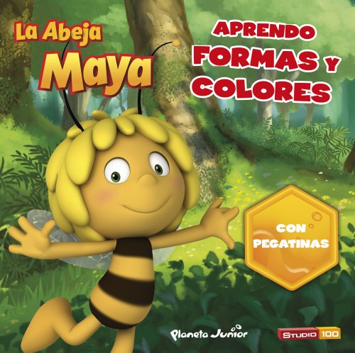 La Abeja Maya. Aprendo formas y colores: Con pegatinas (La Abeja Maya 3D)