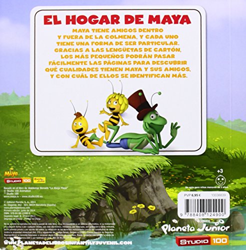 La Abeja Maya. El hogar de Maya: Libro de cartón con pestañas (La Abeja Maya 3D)
