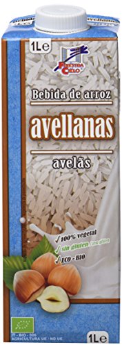 La Finestra Sul Cielo Bebida Vegetal de Arroz con Avellanas - Paquete de 6 x 1000 ml - Total: 6000 ml