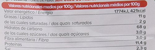 La Finestra Sul Cielo Minicrackers de Espelta Elaborados - Paquete de 6 x 250 gr - Total: 1500 gr