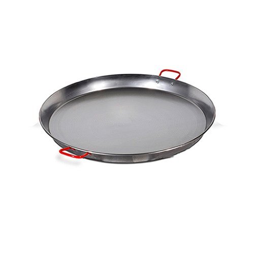 LA IDEAL - Paellera valenciana para 16 personas, 55 cm, Gris