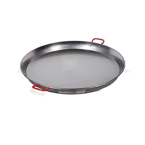 LA IDEAL - Paellera valenciana para 25 personas, 70 cm, Gris