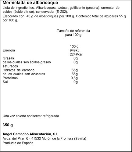 La vieja fábrica - Albaricoque - Mermelada - 350 g - [pack de 3]