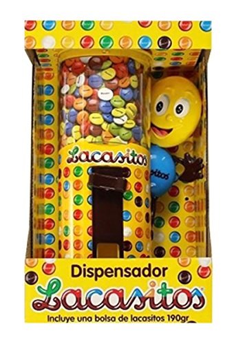 Lacasitos - Dispensador, Contiene bolsa de Lacasitos de 150 gr