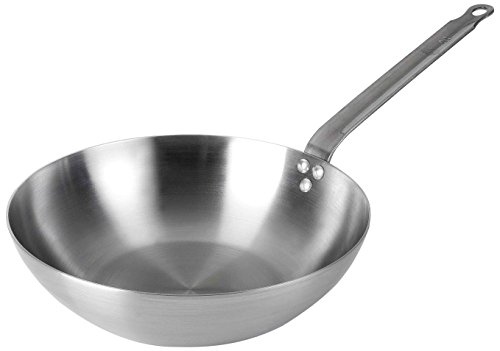 Lacor 63828 - Wok Ferrum Hierro, 28 cm, Gris