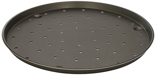 Lacor - 67836 - Molde Pizza Aluminio Con orificios 36 cm - Negro