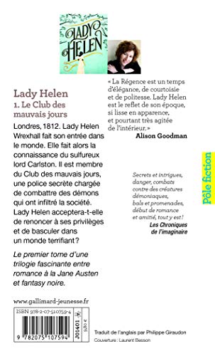 Lady Helen, 1: Le Club des Mauvais Jours (Pôle fiction)