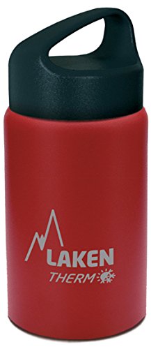 Laken Classic Botella Térmica Acero Inoxidable 18/8 y Doble Pared de Vacío, Unisex adulto, Rojo, 350 ml