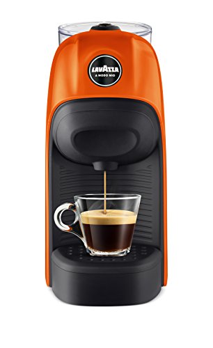 Lavazza LM800 Tiny Independiente Máquina de café en cápsulas 0,75 L Semi-automática - Cafetera (Independiente, Máquina de café en cápsulas, 0,75 L, Cápsula de café, 1450 W, Negro, Naranja)