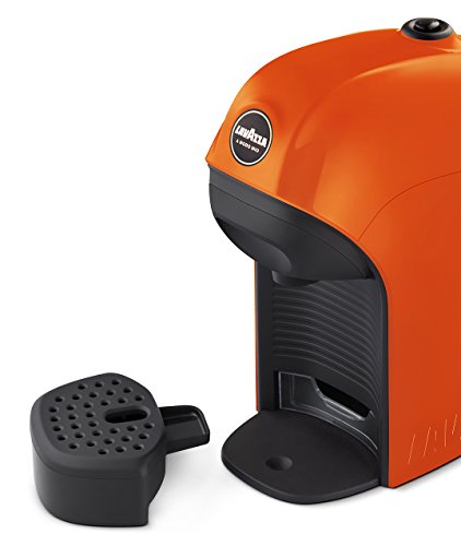 Lavazza LM800 Tiny Independiente Máquina de café en cápsulas 0,75 L Semi-automática - Cafetera (Independiente, Máquina de café en cápsulas, 0,75 L, Cápsula de café, 1450 W, Negro, Naranja)