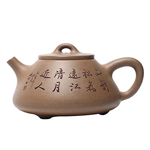 LBWLB Tetera China Tradicional Tetera pequeña China Kung Fu Antigua de cerámica,Tetera De Arena Morada, Juego De Té Kung Fu/Tetera DoméStica Puramente Hecha A Mano, Regalos Artesanales Exquisitos