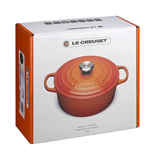 Le Creuset Evolution Cocotte con Tapa, Redonda, Todas Las Fuentes de Calor Incl. inducción, 2,4 l, Hierro Fundido, Azul(Marseille), 20 cm