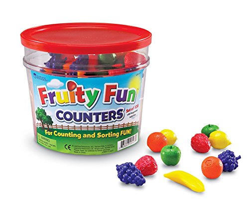 Learning Resources- Figuras de Frutas Fruity Fun, Color (LER0177)