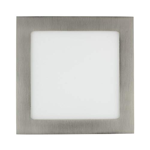 LEDKIA LIGHTING Placa LED Cuadrada SuperSlim 18W Silver Blanco Neutro 4000K - 4500K