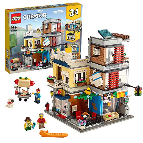 LEGO Creator - Tienda de Mascotas y Cafetería Nuevo set de construcción de Edificios de Juguete (31097) , color/modelo surtido