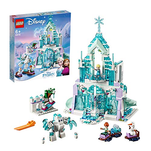 Lego Disney Princess 43172 Palacio mágico de hielo de Elsa, Juguete para construir, 6+