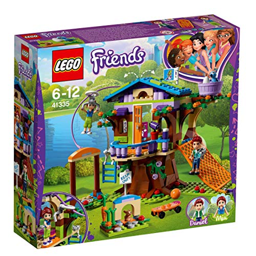 LEGO Friends - Casa en el Árbol de Mia, Juguete de Construcción con Mini Muñecas, Monopatín para Niñas y Niños de 6 a 12 Años (41335)