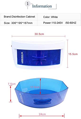 Lejia Portable esterilizador UV Box, para teléfonos móviles, chupetes, cepillos de Dientes, cepillos del Maquillaje, vajilla, Ropa Interior, joyería, Gafas, máscaras