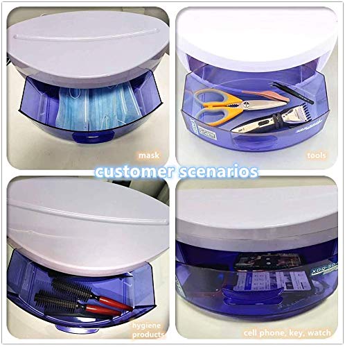 Lejia Portable esterilizador UV Box, para teléfonos móviles, chupetes, cepillos de Dientes, cepillos del Maquillaje, vajilla, Ropa Interior, joyería, Gafas, máscaras