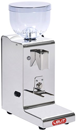 Lelit PL044MMT Fred, Molinillo de Café - Dosificación Automática - Micro Regulación de la Molienda, 150 W, 0.25 kg, Stainless Steel