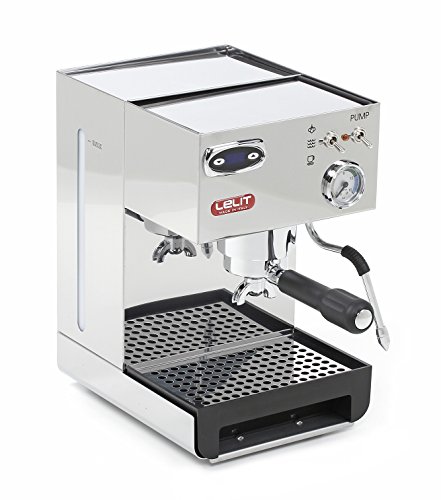 Lelit PL41TEM Anna, Máquina de Espresso Semiprofesional – PID Controlador de Temperatura del Café - Ideal Para el Expreso, el Capuchino y las Cápsulas de Papel, 1000 W, 2.7 litros, Acero Inoxidable