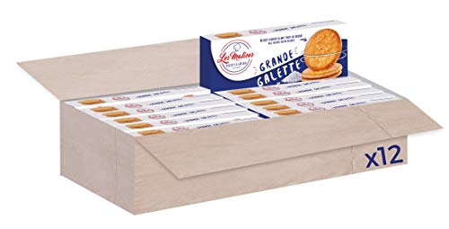 Les Malices - Grande Galette 12 paquetes de 9 galletas (1800 gr) tamaño de la familia - hecho en Francia