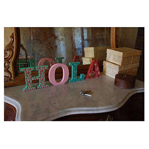 Letras de madera. Letras grandes de madera DM de 20cm de alto para decoración y manualidades. Disponible el Alfabeto completo (A)