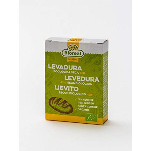 Levadura seca activa sin gluten Bioreal 5 x 9 g