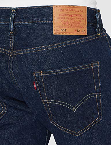 Levi's 501 Original Fit Jeans Vaqueros, Azul (Onewash 0101), 36W / 32L para Hombre