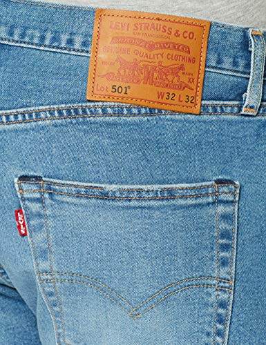 Levi's 501 Original Fit Jeans Vaqueros, Ironwood Overt, 48W / 34L para Hombre