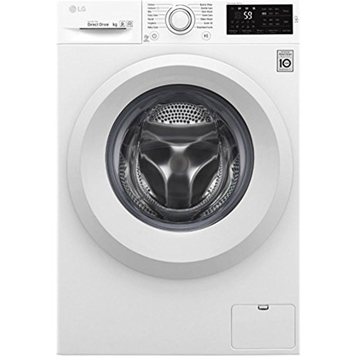 LG F2J5TN3W Independiente Carga frontal 8kg 1200RPM A+++ Blanco - Lavadora (Independiente, Carga frontal, Blanco, Izquierda, LED, Acero inoxidable)