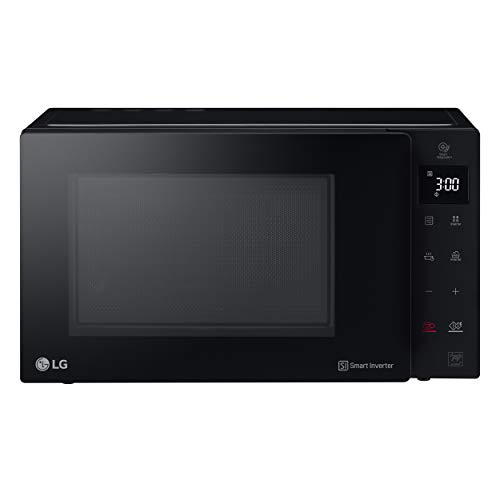 LG MH6535GIB Microondas Grill Smart Inverter Microondas 1000 W, Grill 900 W, Micro+Grill 1450 W, 25 litros de capacidad, Display LED, Plato interior 292 mm, Color Negro