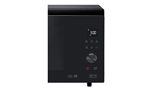 LG MJ3965BPS Horno Microondas Grill Smart Inverter Microondas 1100 W, Grill 950 W, Convección 1850 W, 39 L, Display LED, Plato Crispy, Plato interior 360 mm, Negro, 54.4 x 32.7 x 52.5 cm