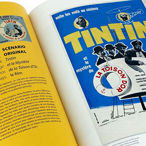 Libro Hergé, Tintin à l'écran + 10 timbres (sellos) Dominique Maricq (24252)