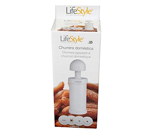 LifeStyle - Churrera manual doméstica con 8 discos diferentes