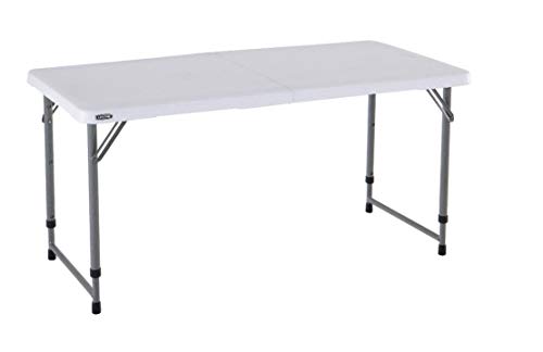 LIFETIME 4428 - Mesa plegable multiusos ultrarresistente, UV100, 122x61x56 - 91,5 cm