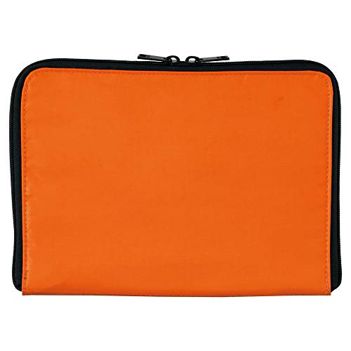 Lihit Lab Teffa Bag in Bag - Size A5 (10" X 7.1") - Orange [Office Product]