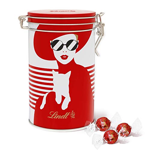 Lindt Lindor Lata de Bombones de Chocolate con Leche - Aprox. 18 Bombones, 225 g