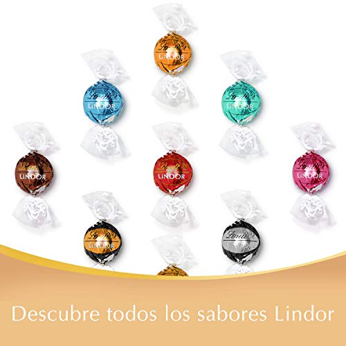 Lindt Lindor Surtido de Bombones de Chocolate - Aprox. 26-27 Bombones, 337 g (incluye Bombones de Chocolate con Leche, Blanco y Negro)